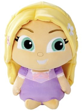 Simba Toys - Disney Doorables Peluche Raiponce de Raiponce - Peluche Douce d'environ 25 cm avec Yeux Mobiles - Convient dès Les Premiers Mois de Vie - Cadeau adapté pour Petits et Grands