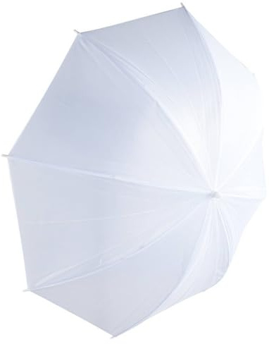 Rankomu Ombrello riflettore di luce per fotografia, 50 cm, bianco, morbido, ombrello da studio per illuminazione fotografica, diffusore, ideale per uso in studio