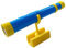 Jiuvaso Giocattolo per Parco Giochi per Bambini, Attrezzatura con telescopio, Altalena, Set di Giochi da Esterno per Ragazzi e Ragazze, apprendimento, Blu