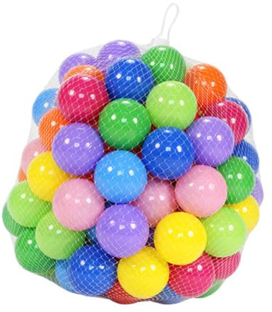 Hemobllo 50 Bolas de Juguete Oceánicas de Plástico PE para Niños en Parque de Juegos, Coloridas y Seguras para Piscina y Área de Juego Infantil Color Aleatorio | Parque Infantil y Zona de Juego, Juego Seguro para Niños, Balones Infantiles de Plástico Color Aleatorio