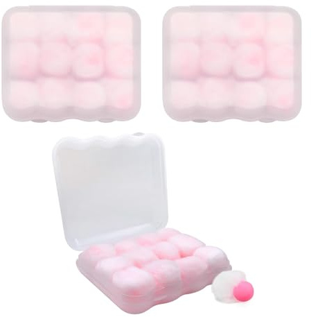 36PCS Wax Ear Plugs for Sleeping | Reusable waterproof noise cancelling moldable soft earplugs w/ case,anti-irritation for swimming,study,flight,sleep&work