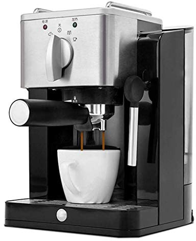 Machine à Café Italienne Rétro Semi-Automatique Machine à Expresso, Mousse de Pompage, Deux Tasses de Machine à Café,(1200Ml) en Acier Inoxydable, 110V ~ 240V, Facile à Nettoyer (Couleur: a (Paquet D