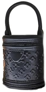 Astrid Handbag Decorative Vase - Luxury Designer‑Inspired Flower Vase Ornament for Table, Shelf & Living Room, Modern Home Decor - Luxury Interiors by Rowen Homes (Black)