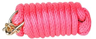 Generisch Führstrick für Pferde – Strapazierfähige Führstricke aus Baumwolle für Pferde – Perfekt für den täglichen Gebrauch und zum Vorführen, 2,44 m(pink)
