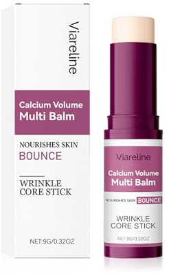 Calcium Volume Multi Balm Stick, Barra Hidratante de Colágeno Coreano, Calcium Volume Multi Bálsamo, para Cara, Ojos y Cuello, Hidratante y Antiarrugas para Todos los Tipos de Piel