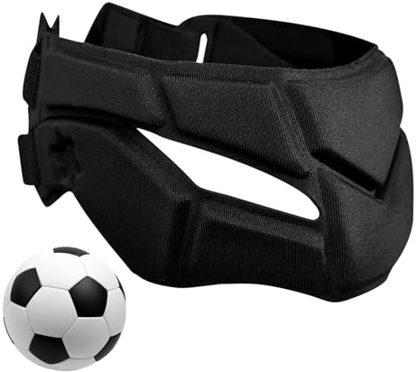 Flagga huvudbonader - pojkar fotboll träningsskydd, stötsäker andningsbar huvudbonad, lätt komfort säkerhetsutrustning, justerbar passform, bästa prestanda sporthjälm, ungdom utomhus fotboll fotboll