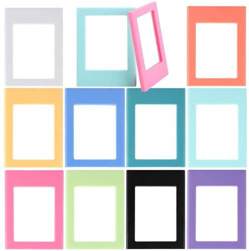 WeeGoo 3 Inch Plastic Magnetic Photo Frames, 20 Pcs