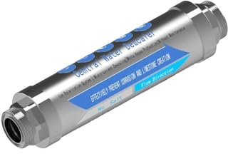 Hanured Descalcificador de agua, para prevenir la cal en toda la casa, antical, filtro de agua, detergente, para uso en toda la casa con ducha, lavavajillas y calentador solar (G 3/4).