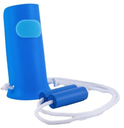 Nishiyuenyi Enfile-chaussettes, Dispositif D'habillage avec Cordon Flexible et Poignée Antidérapante, En Polypropylène et éponge, pour Personnes âgées et, Bleu