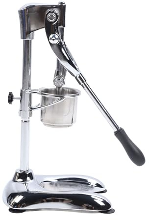 FTVOGUE Extrudeuse de Frites Longues Presse à Pommes de Terre en Acier Inoxydable 30 Cm Machine à Frites Manuelle Même en Appuyant sur des Bandes Uniformes Haute capacité pour les Chaînes de
