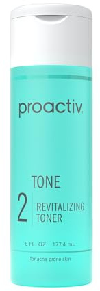 Proactiv Hydrating Facial Toner for Sensitive Skin Alcohol Free Toner for Face Care Pore Tightening Glycolic Acid and Witch Hazel Formula Acne to Balance & Remove Impurities, Light Teal, 6 Fl Oz