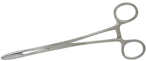 SANISMART | Kornzange nach Maier | 20 cm | Gerade | Mit Sperre | Rostfreier Edelstahl | Für Praxis & Klinik