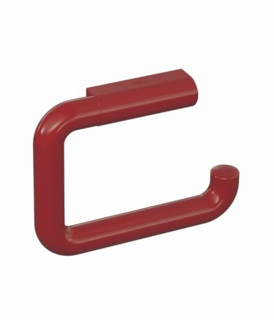 HEWI WC-Papierhalter Serie 477, Papierhalter u-förmig, Toilettenpapierhalter rot, 160x120x21 mm - 477.21.100 33