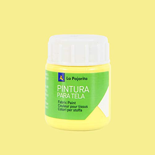 Pintura para tela la pajarita amarillo claro 25 ml