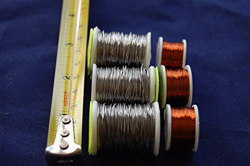 3x Bobine de Fil de Cuivre et Bobine de Fil de Plomb, Montage de Mouches, Aiguille Dubbing , Pêche a La Mouche