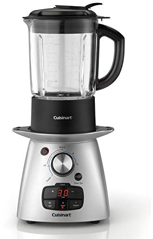 Cuisinart Soup Maker Plus | Saute, Cook, Stir, Blend | Silver | SSB3U