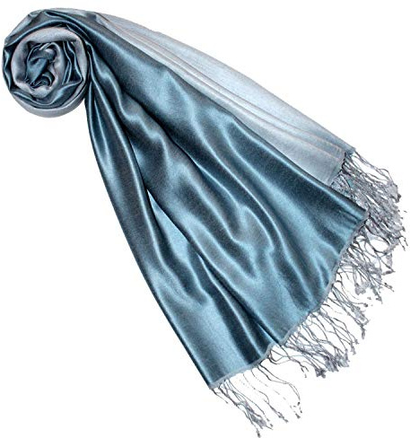 Lorenzo Cana Pashmina Damenschal Wendeschal 70% Seide 30% Viskose Schaltuch 70 x 190 cm zweifarbig Schal