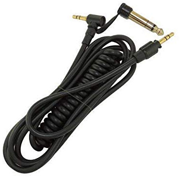 3.5mm to 3.5mm / 6.5mm Aux Cable Cord Wire for Monster Beats Dr. Dre Pro Detox Headphones (Black)