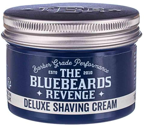 The Bluebeards Revenge, traditionell rakkräm för män, vegansk vänlig barbershop rakkräm, för alla hudtyper, 100 ml