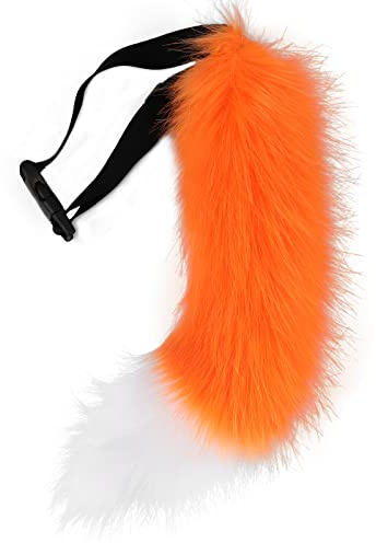 PPFINE Kunstpelz Fuchs Wolf Kostüm Katze Schwanz Erwachsene Halloween Weihnachtsfeier