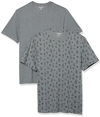 Amazon Essentials Men's Cotton Regular-Fit Short-Sleeve Crewneck T-Shirt