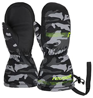 Reusch Ski Mittens for Babies & Children, Warm & Waterproof, Softshell