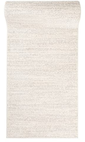 Mazovia Teppich Läufer Flur - Modern Teppichläufer - Kurzflor Flurläufer für Vorzimmer, Schlafzimmer, Küche - ÖKO-TEX Zertifiziert - Meterware - Creme - 60 x 225 cm