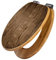 banjado Design WC Sitz Bambus Absenkautomatik 45,8x37,5cm / Toilettendeckel mit Absenkautomatik Holz/hochwertiger Bambus Klodeckel/WC-Sitz für gängigen Toiletten/Motiv Maserung Dunkel