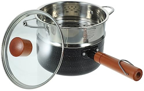 UPKOCH Kochtopf Antihaftbeschichtung Kleiner Milchtopf Mit Griff Für Familien Outdoor-aktivitäten Und Gesundes Kochen