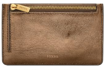 Fossil Damen-Kartenetui Brieftasche Logan aus Leder