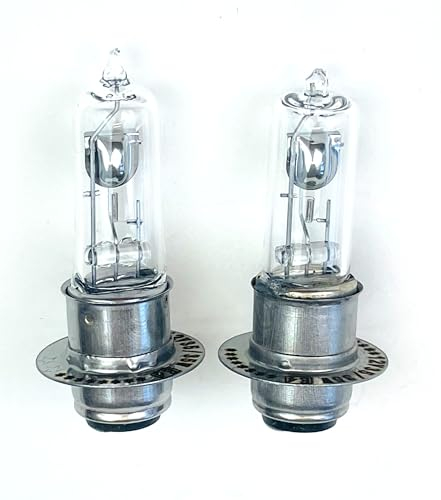 2x Stück P15D-1 Clear 12V 35/35W Halogen Motorrad Roller Scheinwerfer Birne