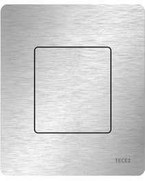 TECE Solid 92424 Urinal Actuator Plate with Cartridge for TECE Pressure Flush Housing U1 Brushed Stainless Steel (with Anti-Fingerprint)
