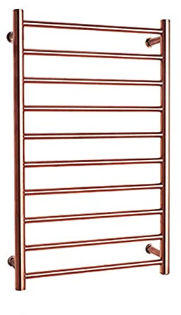 Intelligent Electric Heated Towel Drying Rack 10-Bar Electric Heated Towel Rail Bathroom Radiator 304 Stainless Steel Wall Mount Towel Warmer
