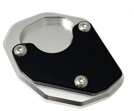 HYPERICIN Unterstützungszubehör Motorrad Kickstand Fuß Seitenständer Verlängerung Pad Unterstützung Vergrößern Platte Für Tr&ident Für 660 2021-2023 Verbreiterung Ständer Platte(1)