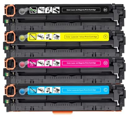 XXINGYULI Kompatible Tonerkartusche Kompatibel mit Drucker CB540A CB541A CB542A CB543A 125A CF210A. Passend Kompatibel mit Modelle 1215 CP1215 CP1515n CP1518ni CM1312