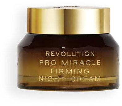 Revolution Pro, Miracle Vegan Collagen Night Cream, Hydrating Moisturiser, Vegan Collagen & Squalane To Firm & Smooth Skin, Vegan & Cruelty-Free, 50ml