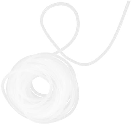 Gaine de Gestion des Câbles Spiralée PE 8mm Blanche, Enrouleur
