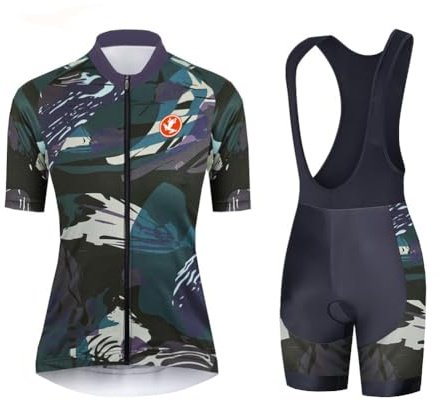 UGLY FROG 2025 Radtrikot Damen Sets Fahrradkleidung Frauen Kurzarm Sommer Fahrradbekleidung Rennrad
