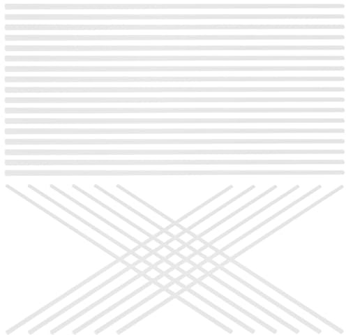 INOOMP Varillas Aromáticas Difusoras 3x200 Mm, Palitos Aromáticos de Fibra, Absorción, Color Claro, para Difusor de Aroma en Hogar, Oficina y Coche, Paquete de 100 Unidades