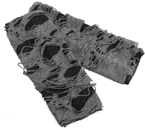 ULTECHNOVO 1 Paar Halloween Handschuhe,Kostüm Gothic Spinnennetz Hexen Accessoires Damen Armstulpen,Goth Emo Voodoo Hexe Schminke Netzhandschuhe,Punk Spinnweben Handschuh,Halloween-Handschuhe für Herr