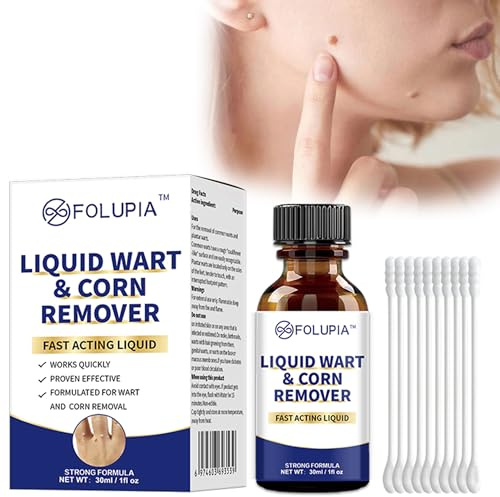 Quita Verrugas – Suavemente Las Verrugas Quitar Comunes, Verrugas Plantares. Eliminador de Verrugas para Eliminar Verrugas en el Cuerpo y Las Manos, Apto para Todo Tipo de Pieles