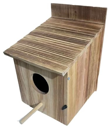 para Búhos Refugio Decorativo de Madera Resistente a la Intemperie