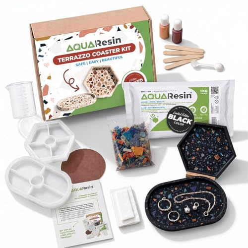 AquaResin Terrazzo Kit Made in Italy (Nero Lava) Kit Completo