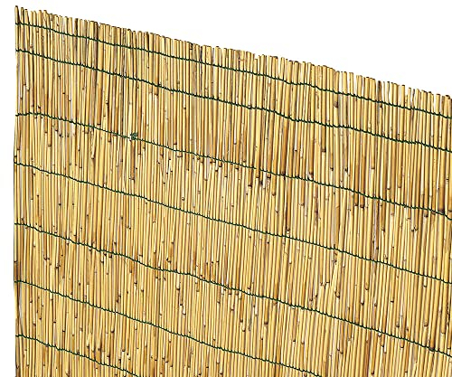 VERDELOOK | Arella Cina in Cannette Bamboo Pelato, 1.5x5 m, bambù per Recinzioni e Decorazioni, Copertura Recinzioni