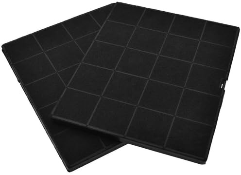AllSpares Filtre à charbon (2 pcs.) pour hottes aspirantes - Adapté pour Airforce AFFCAF16 et Whirlpool 81248048198 (237x192x10mm)
