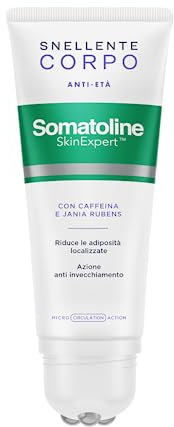 Somatoline SkinExpert, Snellente Corpo Anti Età, Crema Trattamento Corpo Anticellulite con Applicatore Roller, 200ml