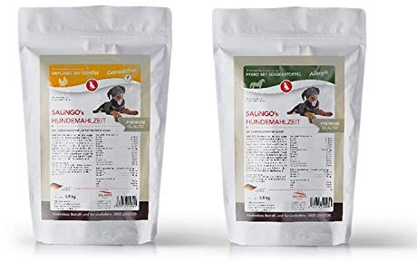 SALiNGO Hundefutter Probierpaket: Trockenfutter