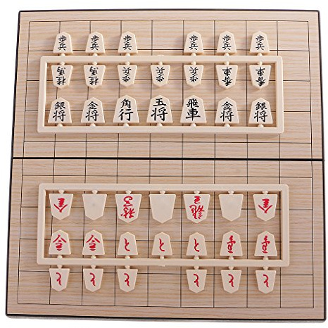 Harilla Fournitures D'activités de de Jeu D'échecs Japonais Shogi Magnétique Portable
