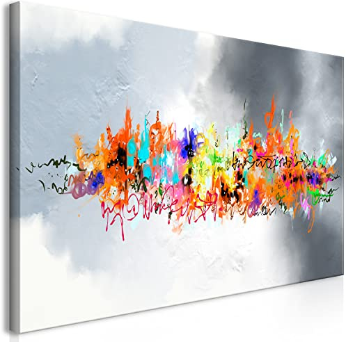 murando - Leinwandbild wie gemalt Struktur, 140x70 cm, 1-teilig, Wohnzimmer | Hochwertige Leinwand, sofort aufhängbar, ideal fürs Wohn- oder Schlafzimmer, wasserfest und lichtecht, langlebig, stilvoll