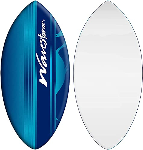 Wavestorm Skimboard 48 tum | Skimboard för nybörjare och alla skimming, surfing och bodyboardnivåer, blå skidbräde